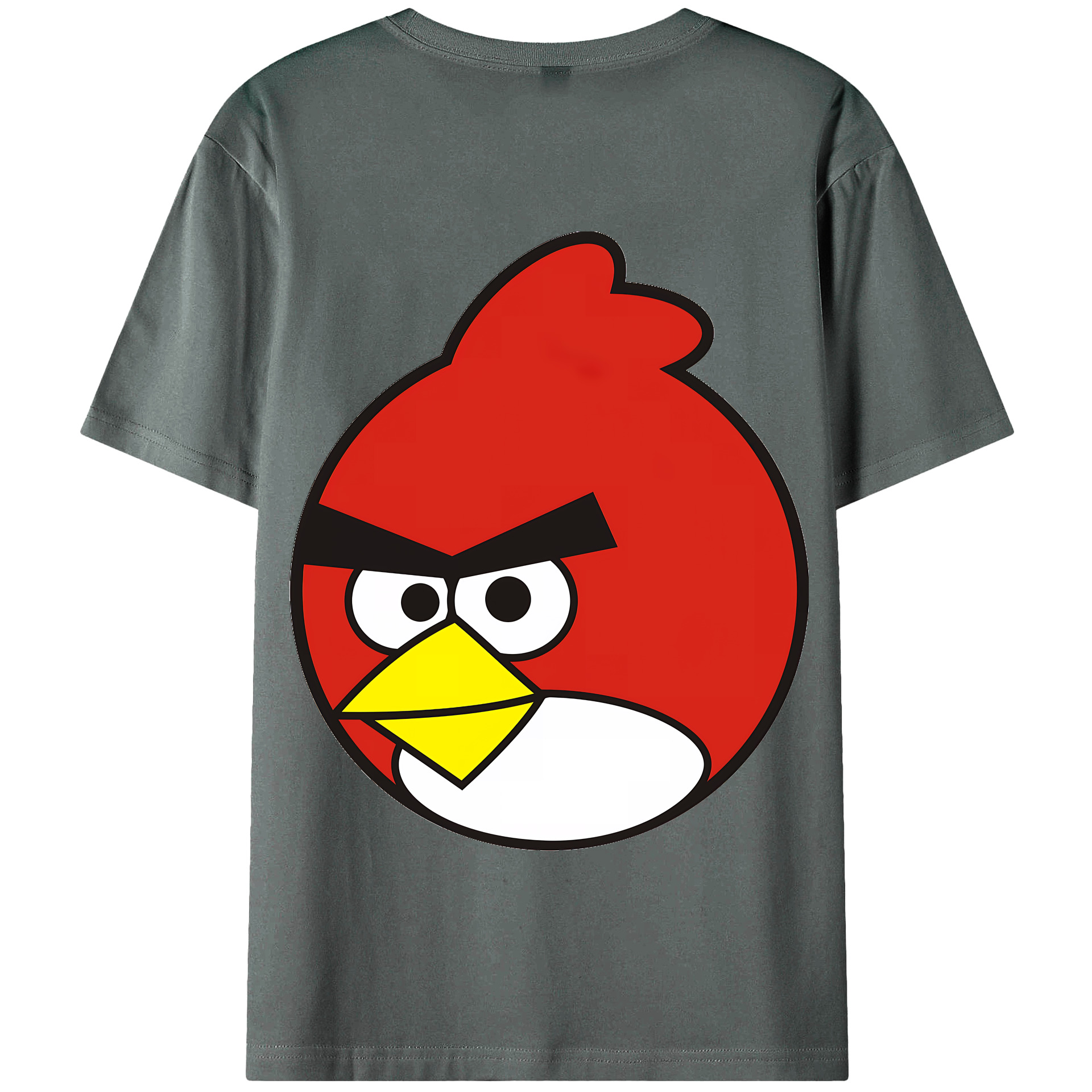 （画像用） Angry Birds アングリーバード 綿100％半袖Tシャツ（背面プリント）